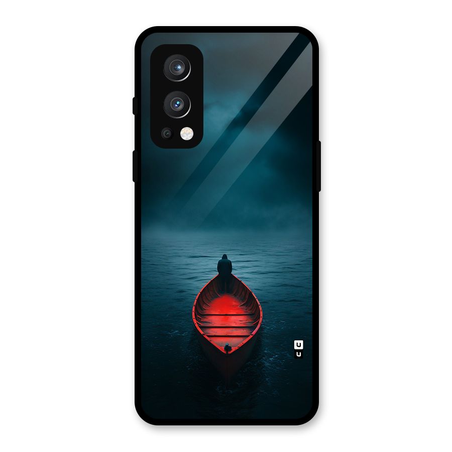 Floating Boat Glass Back Case for OnePlus Nord 2 5G