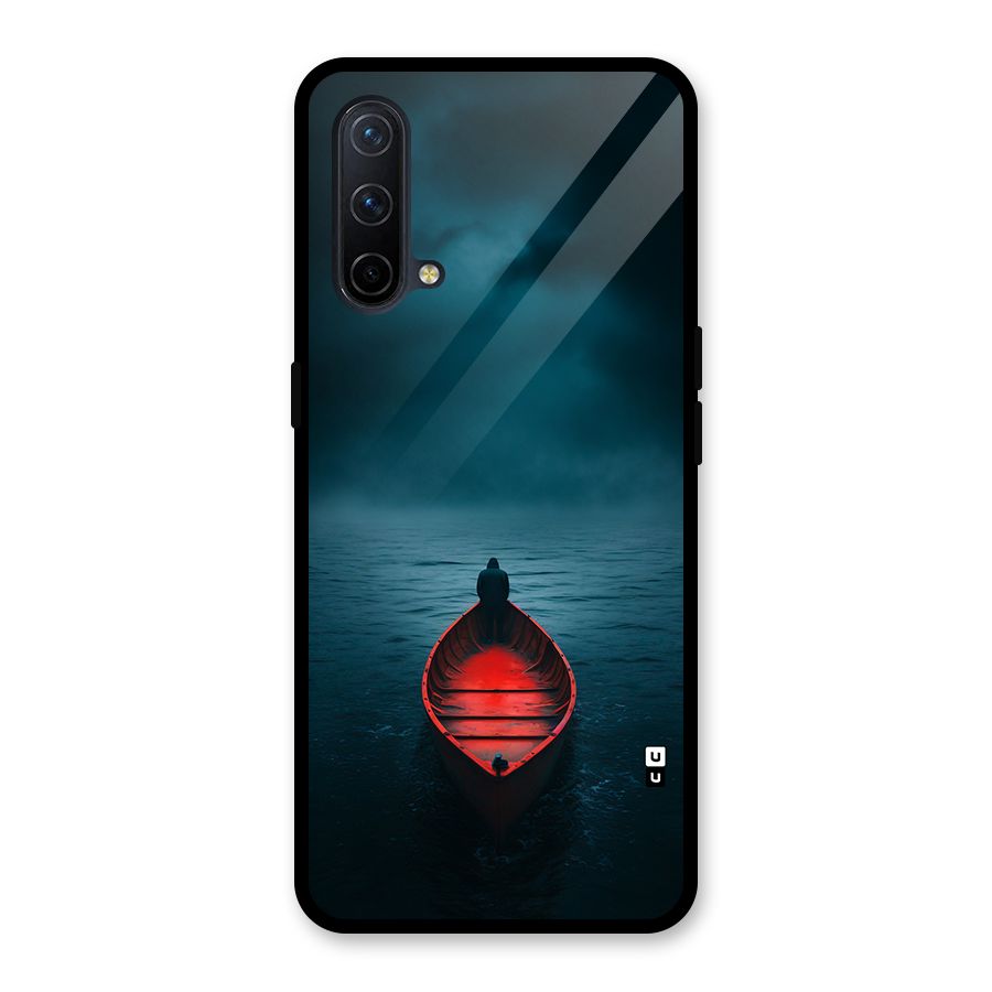 Floating Boat Glass Back Case for OnePlus Nord CE 5G