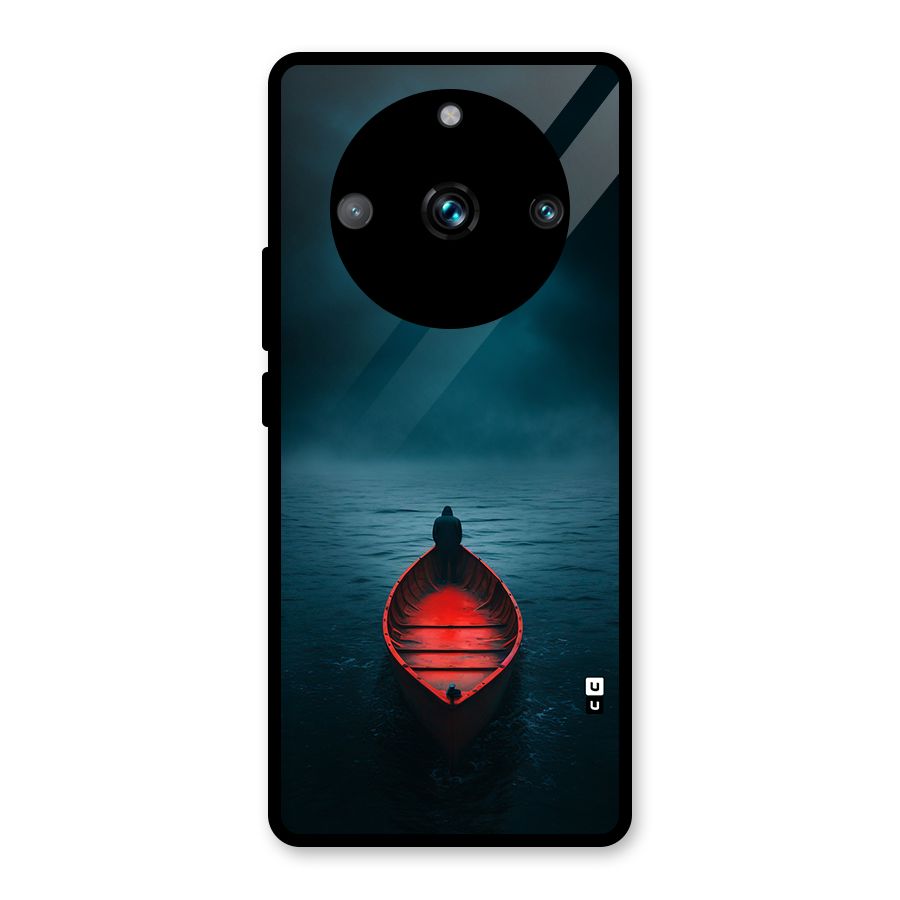 Floating Boat Glass Back Case for Realme 11 Pro Plus