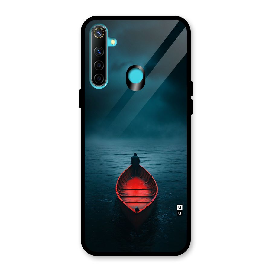 Floating Boat Glass Back Case for Realme 5s