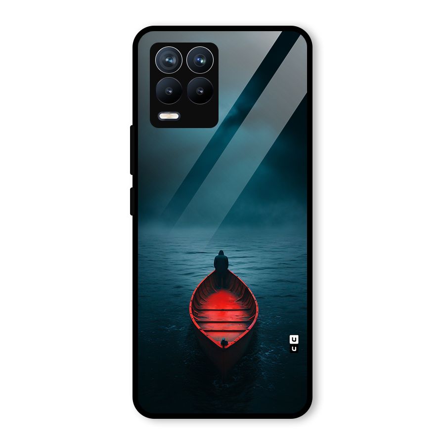 Floating Boat Glass Back Case for Realme 8