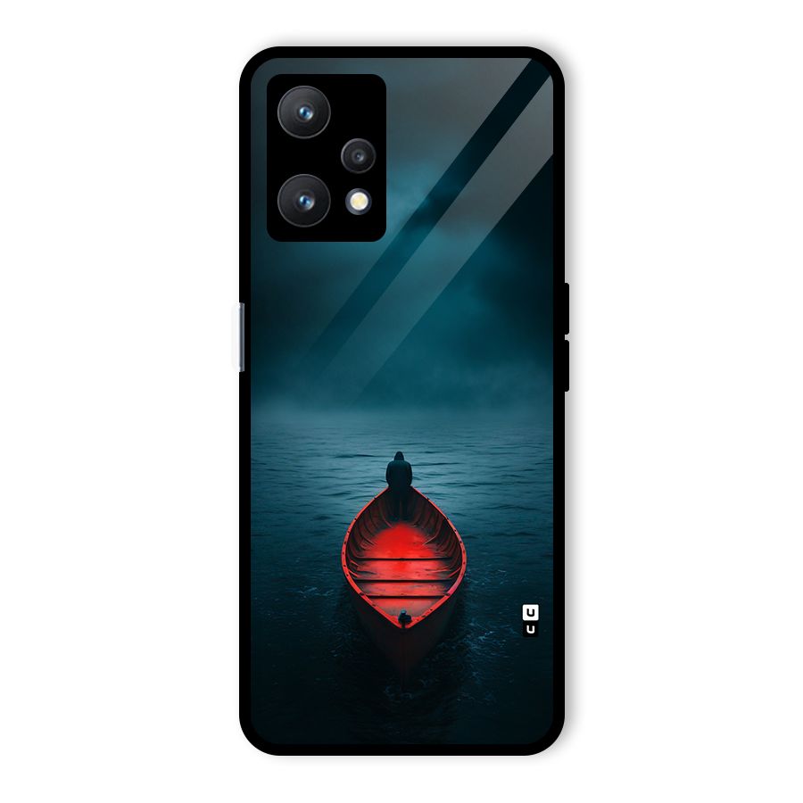 Floating Boat Glass Back Case for Realme 9 Pro 5G