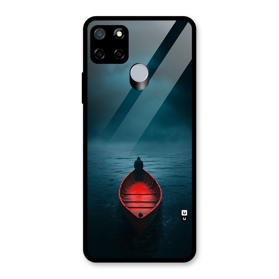 Floating Boat Glass Back Case for Realme C12