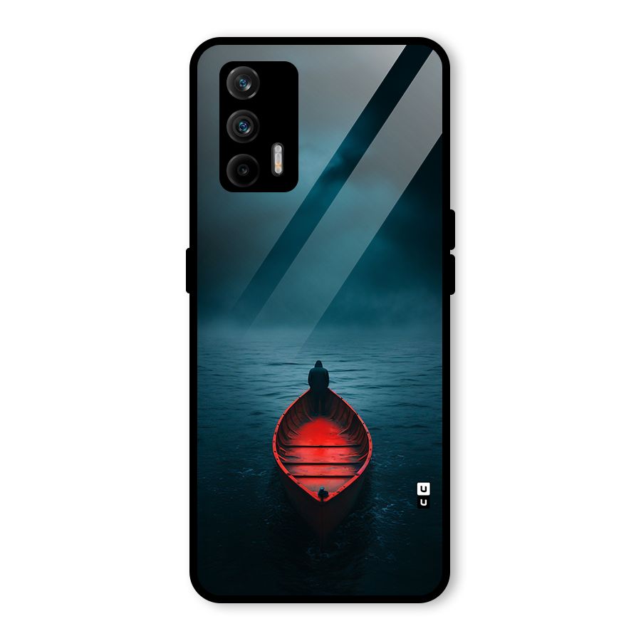 Floating Boat Glass Back Case for Realme GT 5G