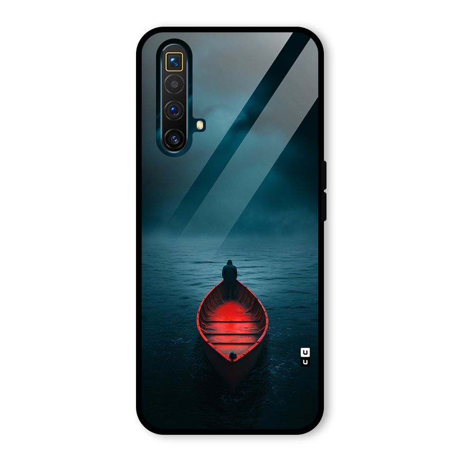 Floating Boat Glass Back Case for Realme X3 SuperZoom