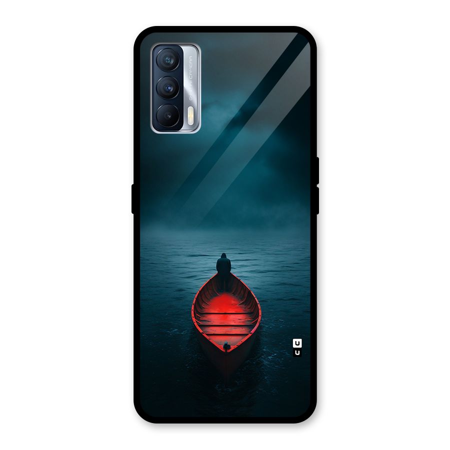 Floating Boat Glass Back Case for Realme X7