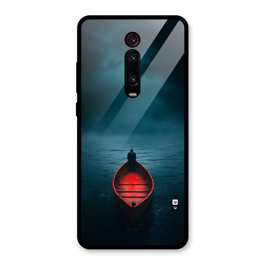 Floating Boat Glass Back Case for Redmi K20