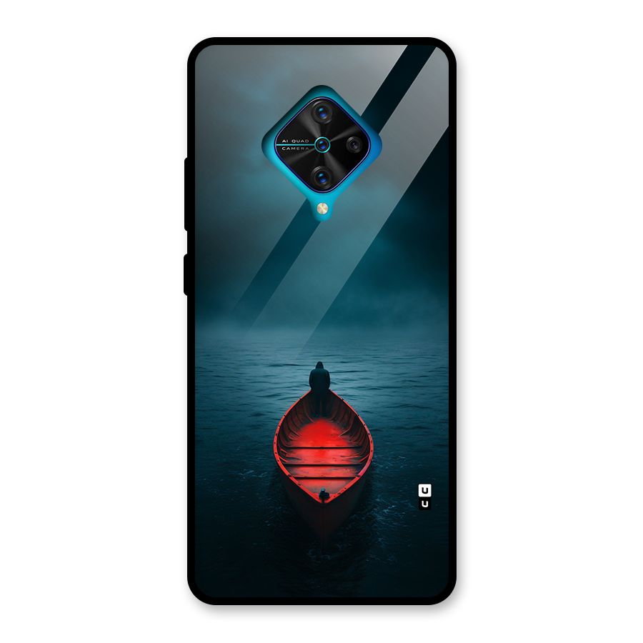 Floating Boat Glass Back Case for Vivo S1 Pro