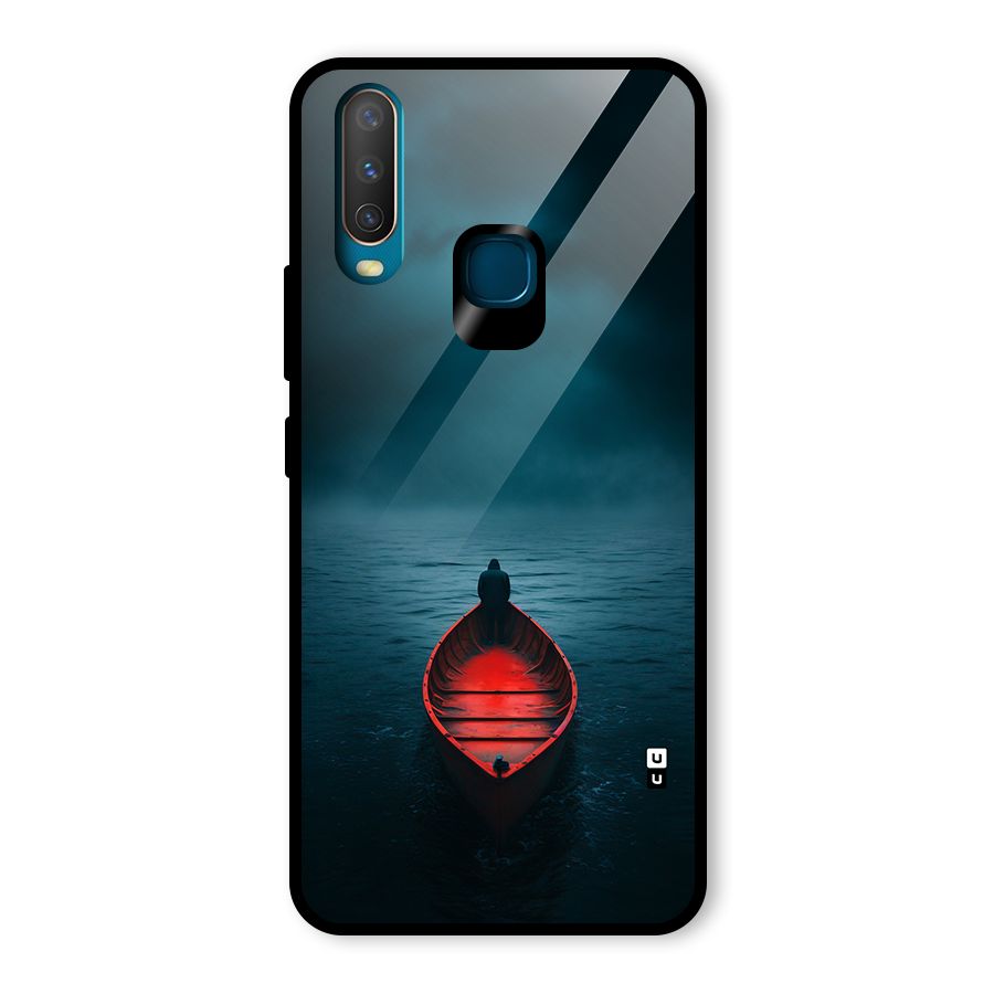 Floating Boat Glass Back Case for Vivo U10