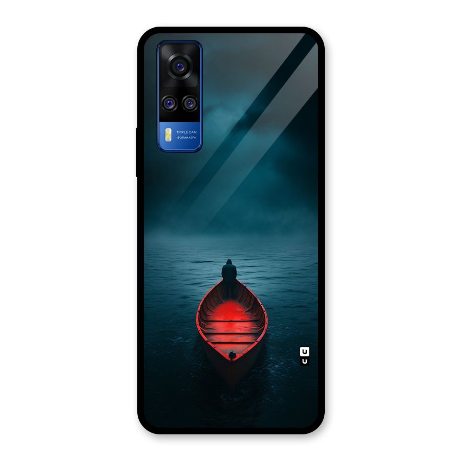 Floating Boat Glass Back Case for Vivo Y31