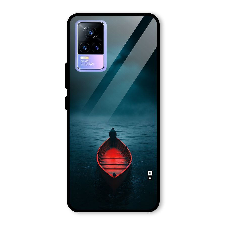 Floating Boat Glass Back Case for Vivo Y73