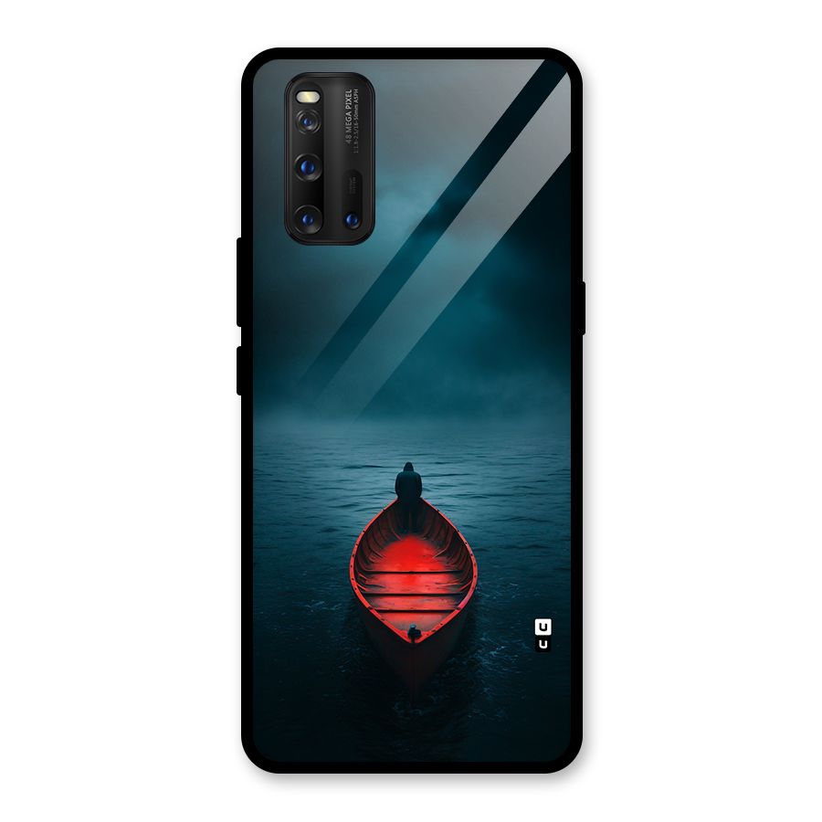 Floating Boat Glass Back Case for Vivo iQOO 3