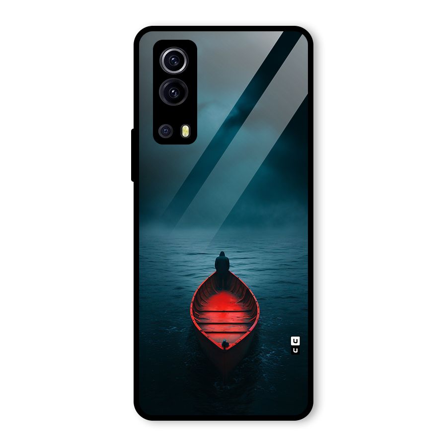 Floating Boat Glass Back Case for Vivo iQOO Z3
