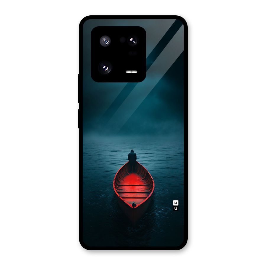Floating Boat Glass Back Case for Xiaomi 13 Pro