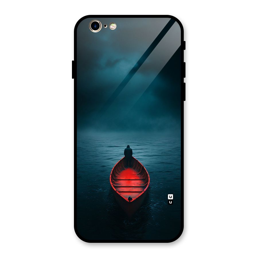 Floating Boat Glass Back Case for iPhone 6 6S