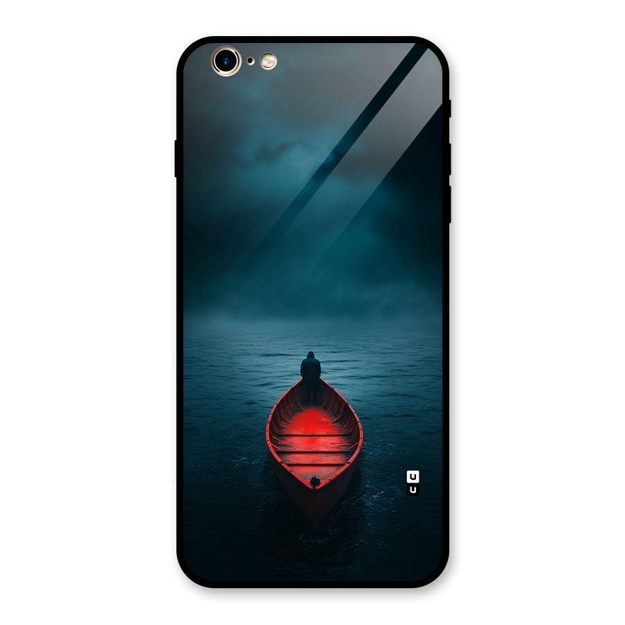 Floating Boat Glass Back Case for iPhone 6 Plus 6S Plus