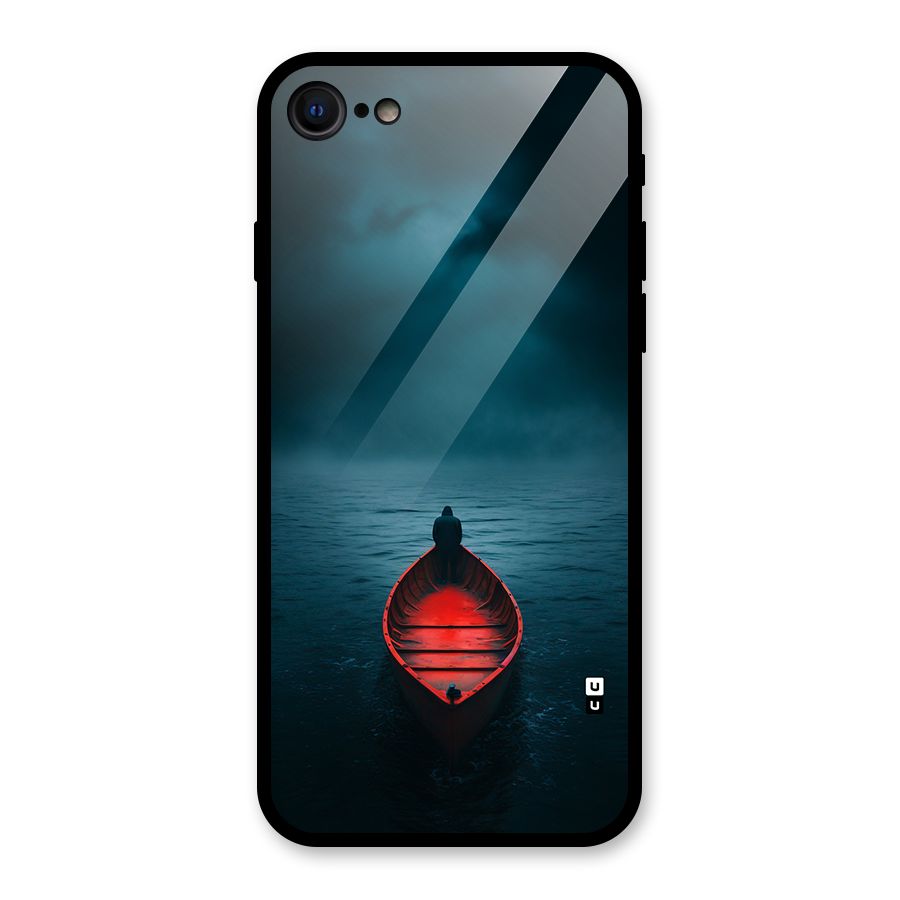 Floating Boat Glass Back Case for iPhone 7