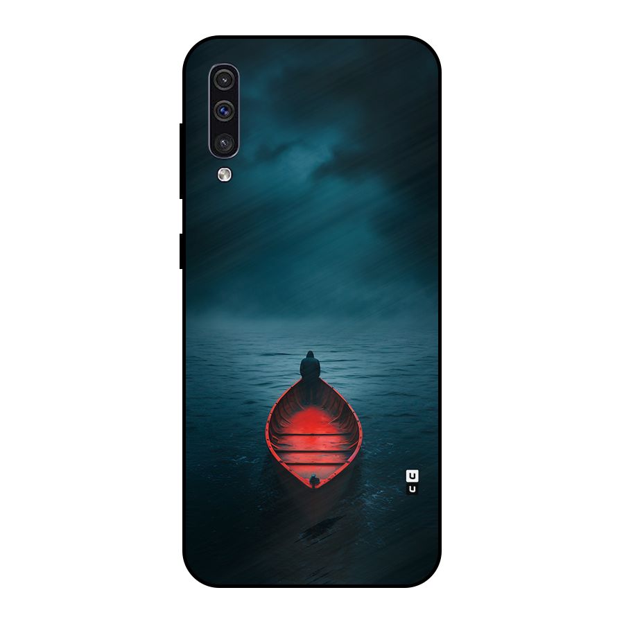 Floating Boat Metal Back Case for Galaxy A30s