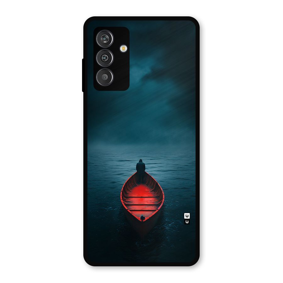 Floating Boat Metal Back Case for Galaxy M13