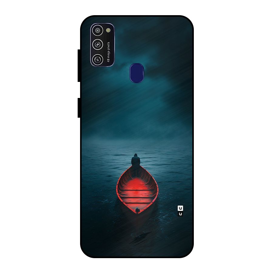Floating Boat Metal Back Case for Galaxy M30s