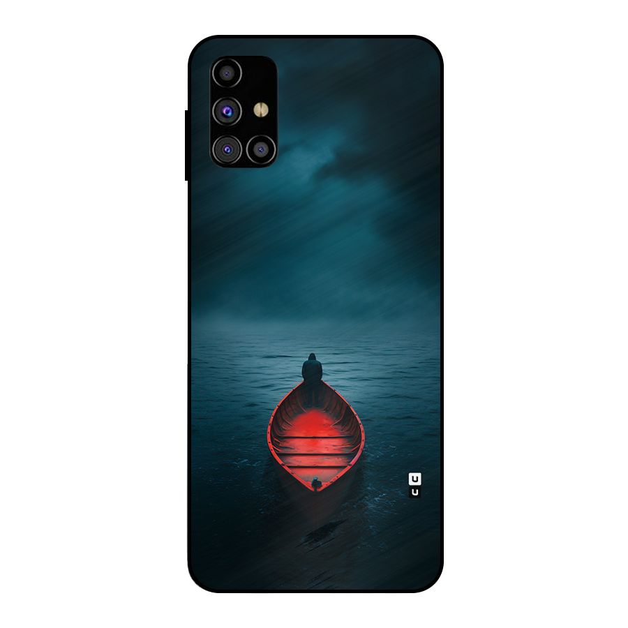 Floating Boat Metal Back Case for Galaxy M31s