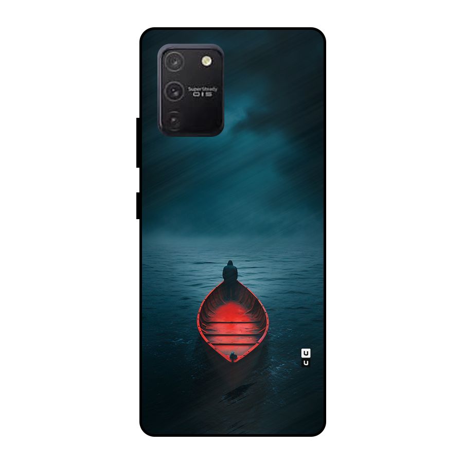 Floating Boat Metal Back Case for Galaxy S10 Lite
