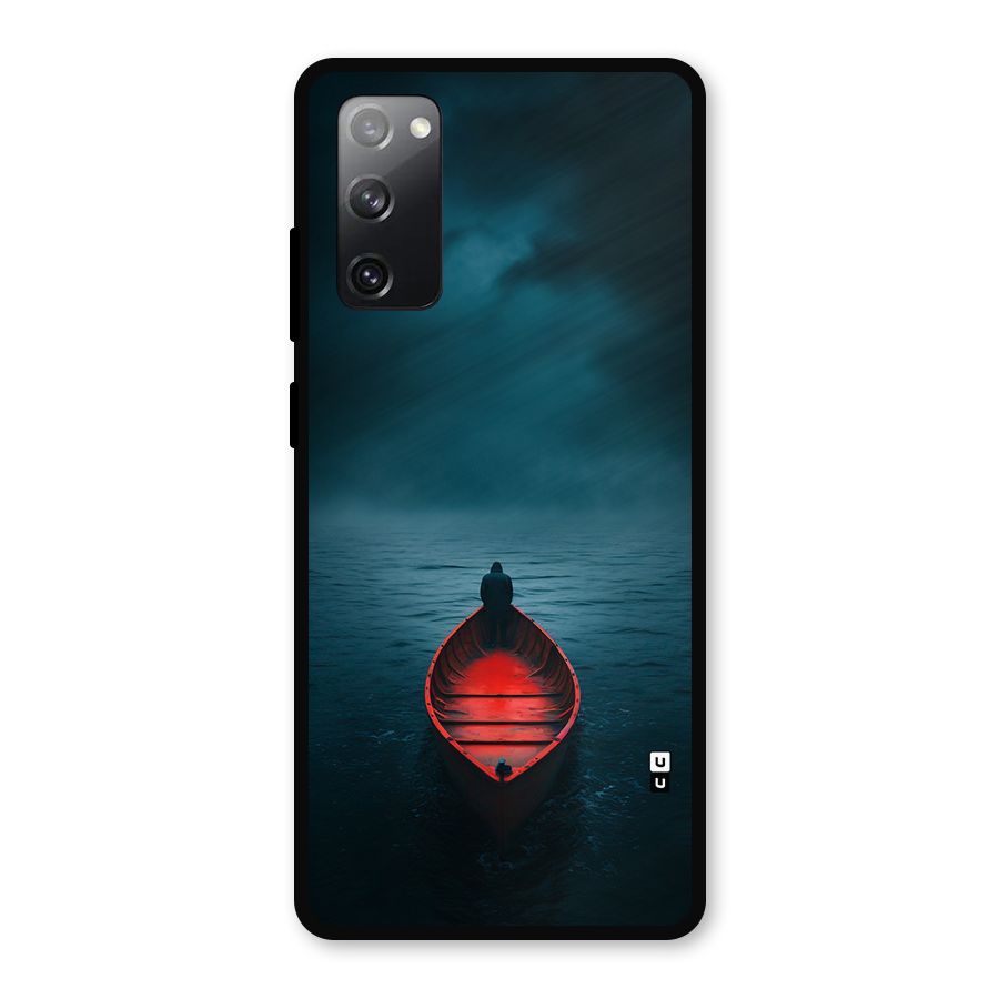 Floating Boat Metal Back Case for Galaxy S20 FE