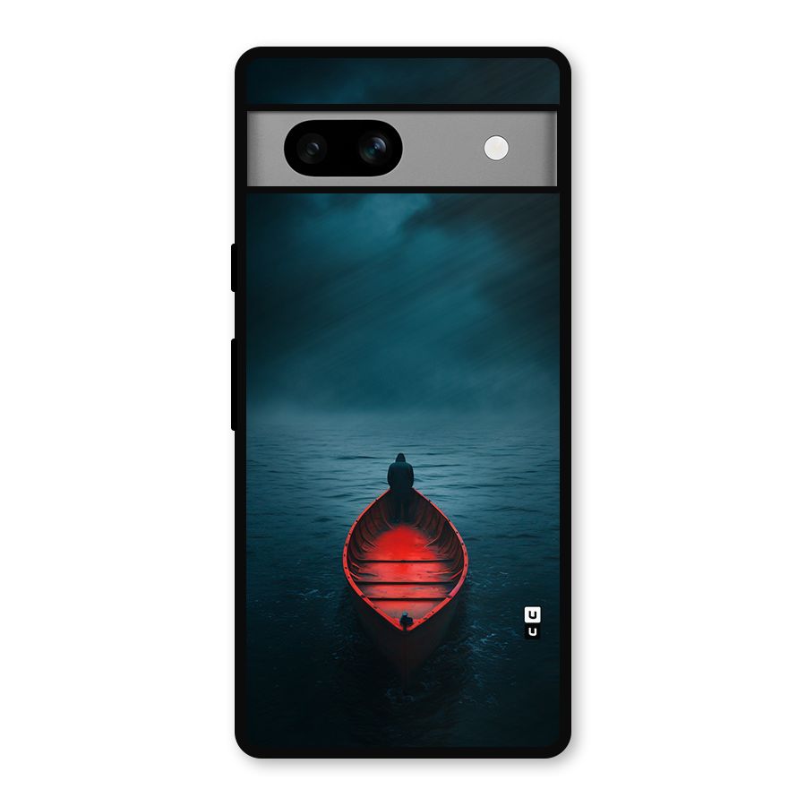 Floating Boat Metal Back Case for Google Pixel 7a
