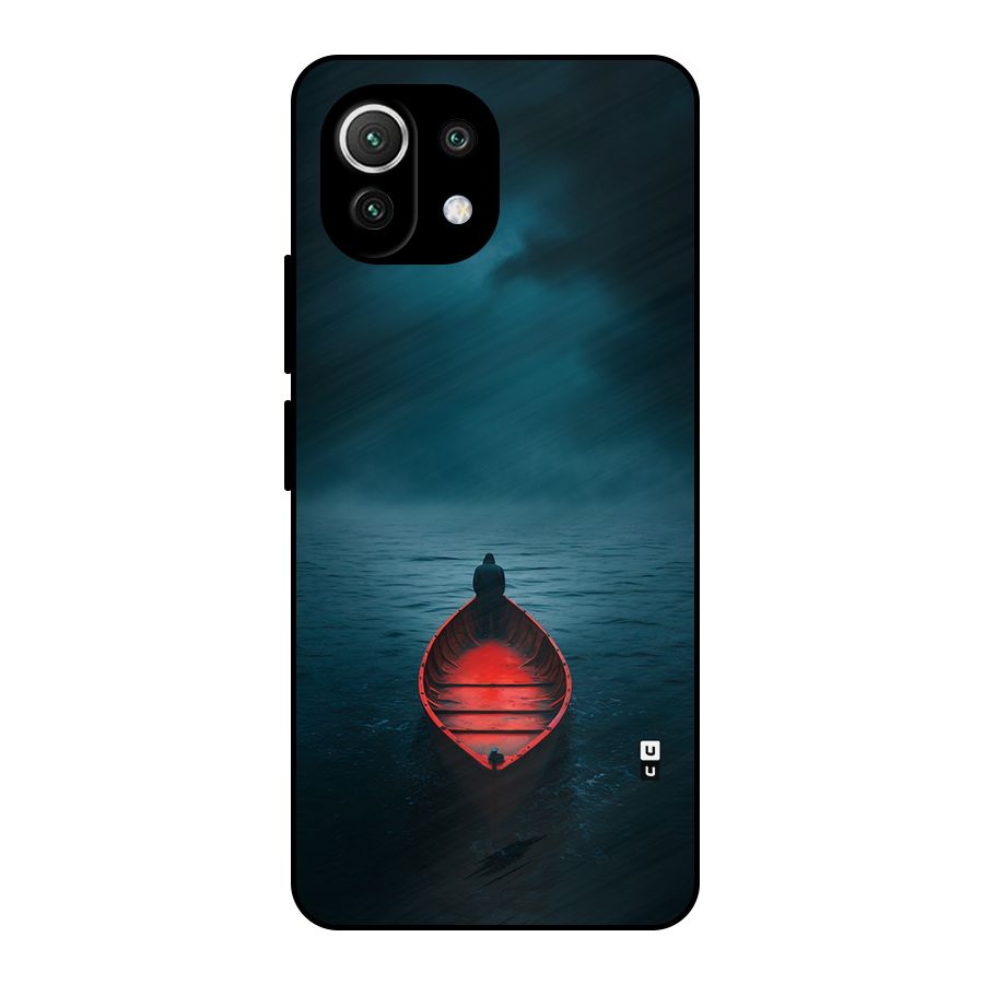 Floating Boat Metal Back Case for Mi 11 Lite