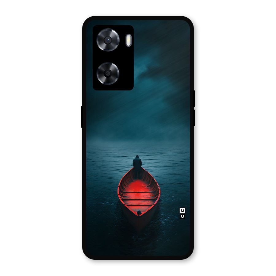 Floating Boat Metal Back Case for OnePlus Nord N20 SE