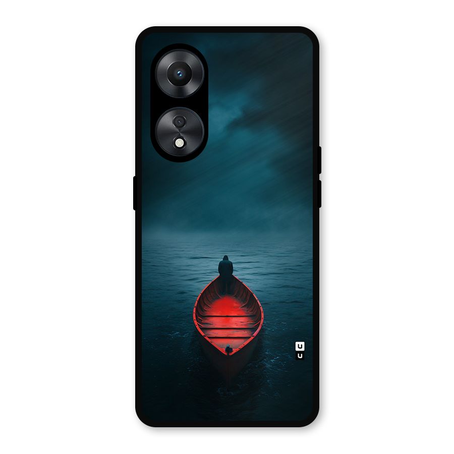 Floating Boat Metal Back Case for Oppo A78