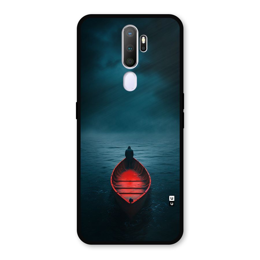 Floating Boat Metal Back Case for Oppo A9 (2020)