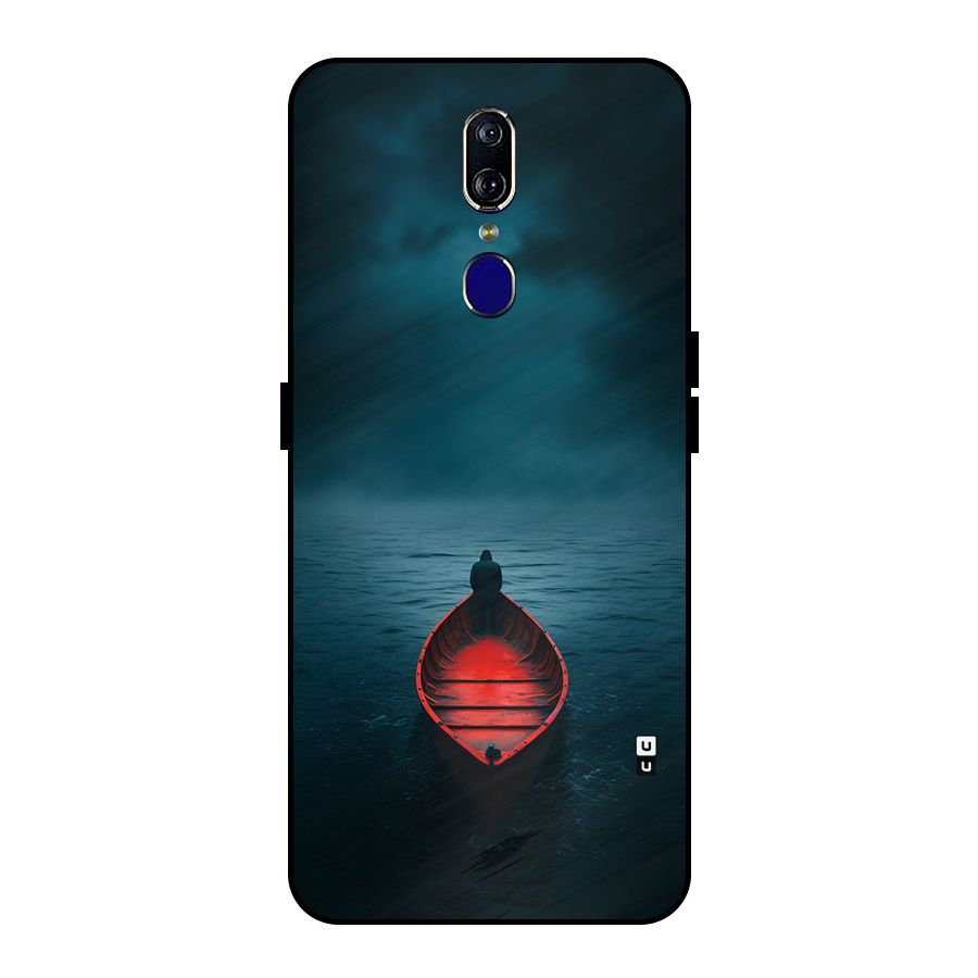 Floating Boat Metal Back Case for Oppo F11