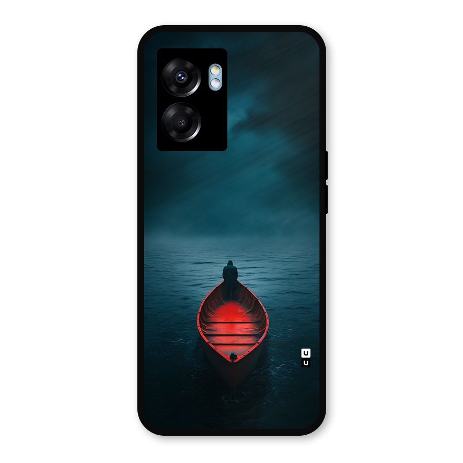 Floating Boat Metal Back Case for Oppo K10 (5G)