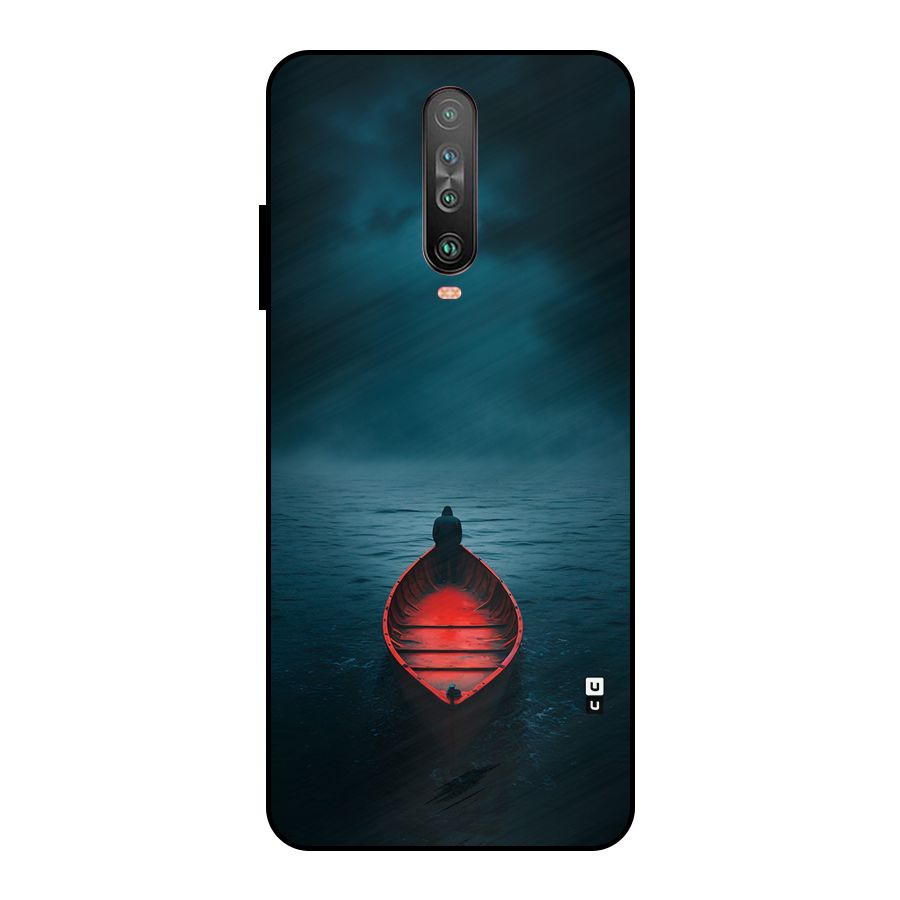 Floating Boat Metal Back Case for Poco X2