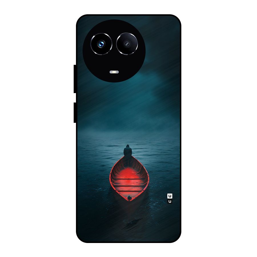 Floating Boat Metal Back Case for Realme 11 5G