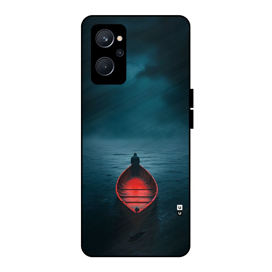 Floating Boat Metal Back Case for Realme 9i 5G