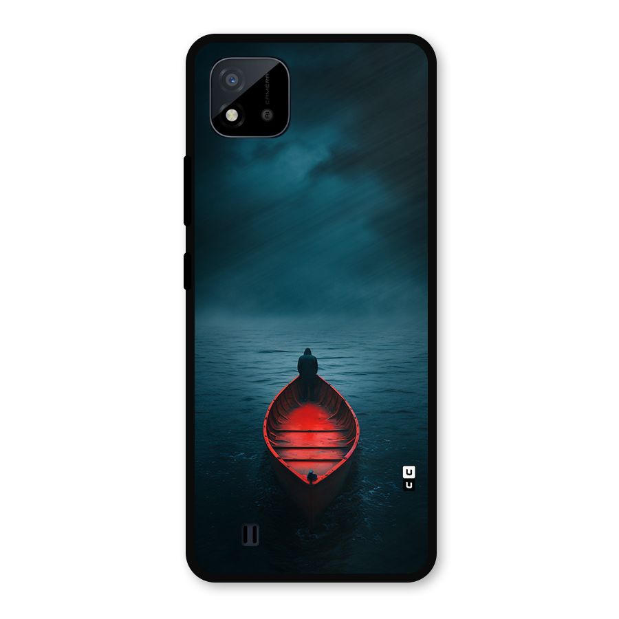 Floating Boat Metal Back Case for Realme C11 2021