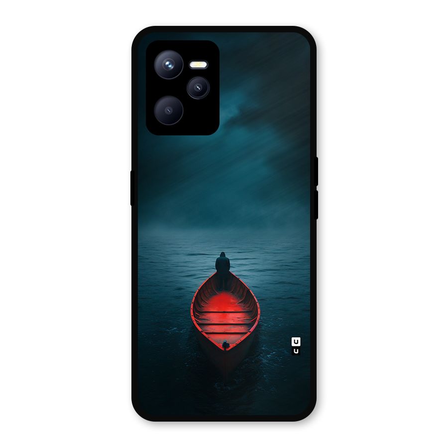 Floating Boat Metal Back Case for Realme C35