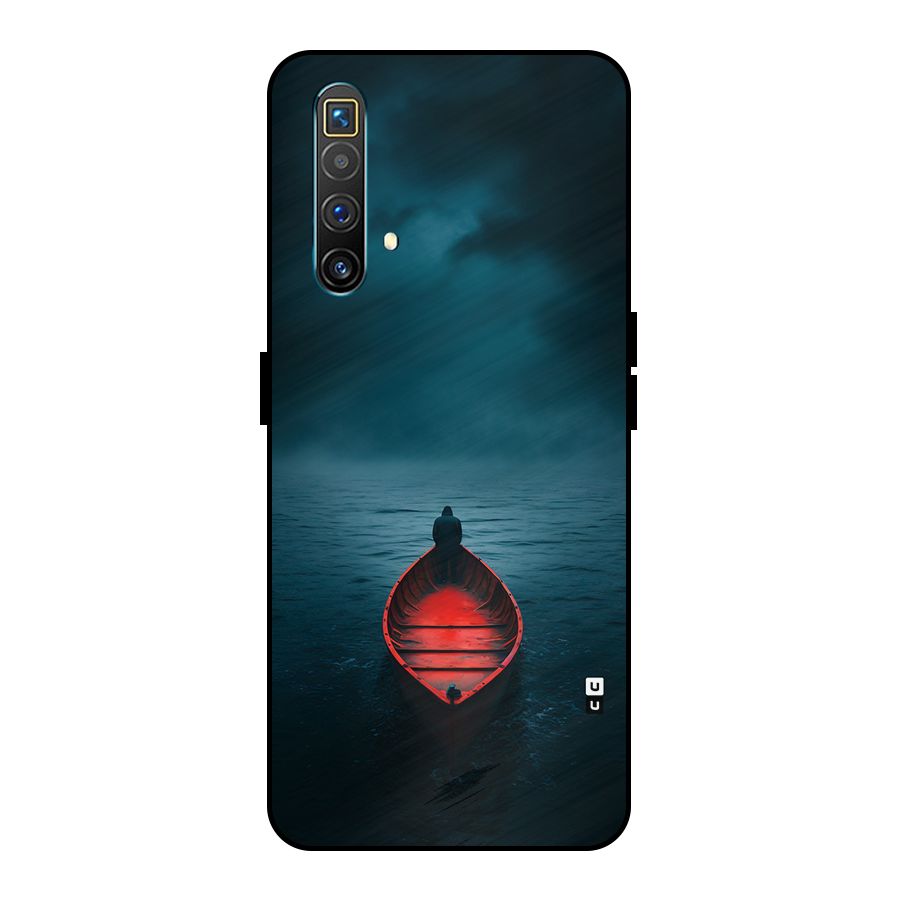 Floating Boat Metal Back Case for Realme X3