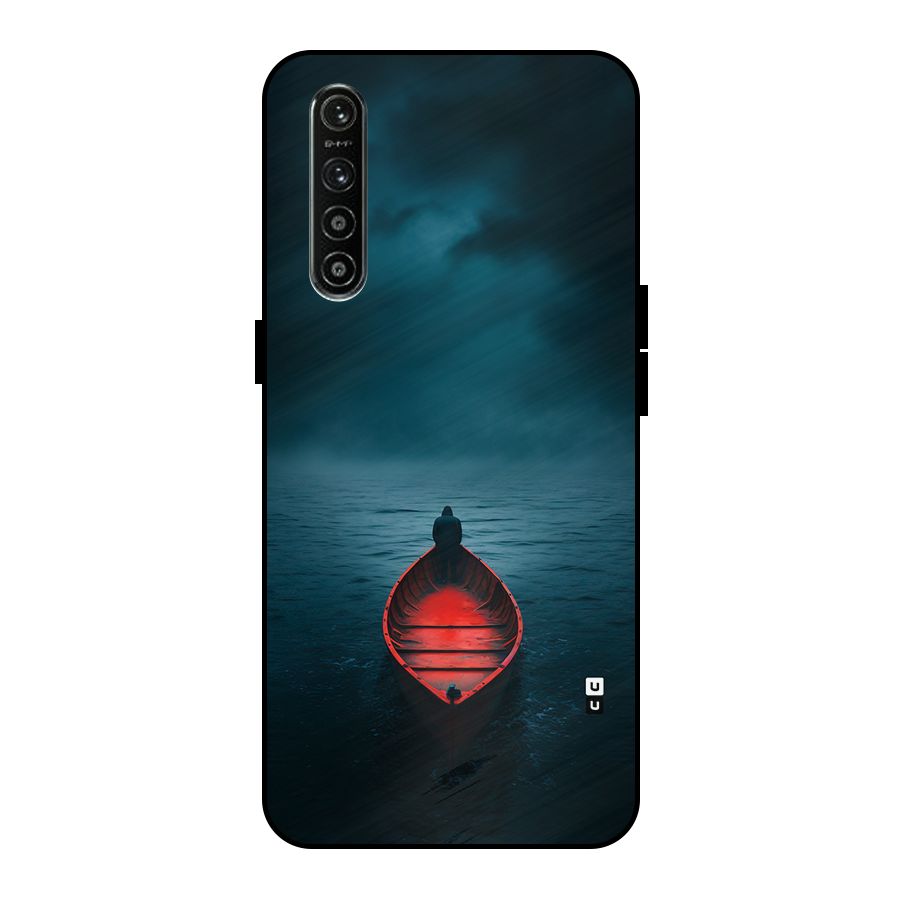 Floating Boat Metal Back Case for Realme XT