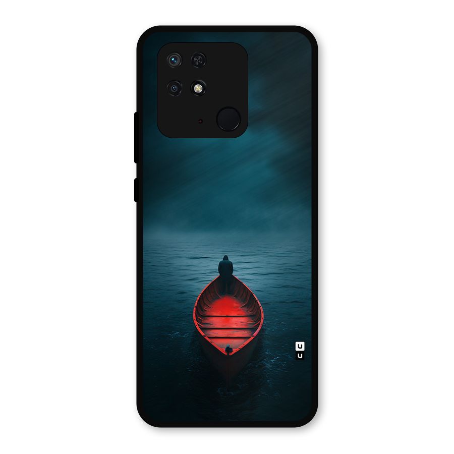 Floating Boat Metal Back Case for Redmi 10 Power