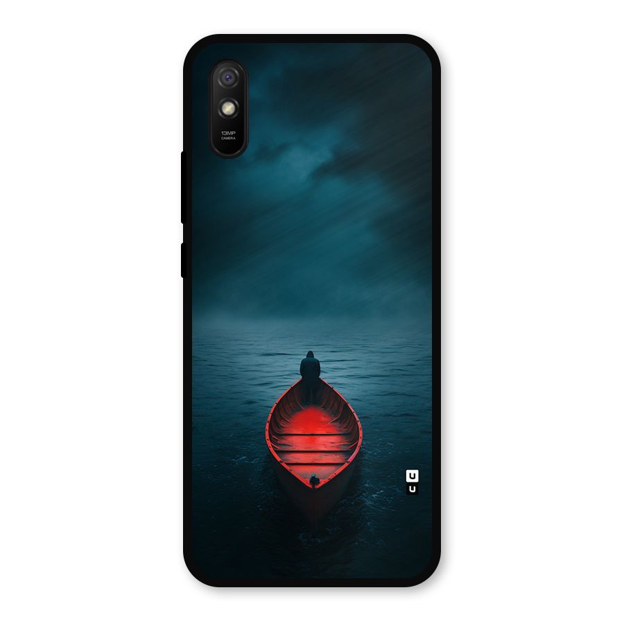 Floating Boat Metal Back Case for Redmi 9a