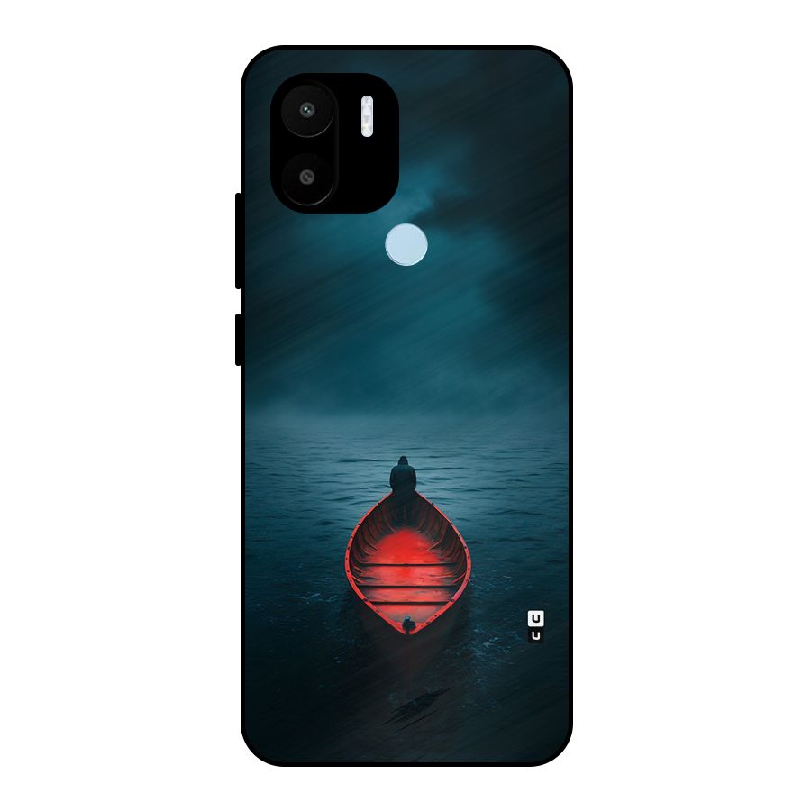 Floating Boat Metal Back Case for Redmi A1 Plus