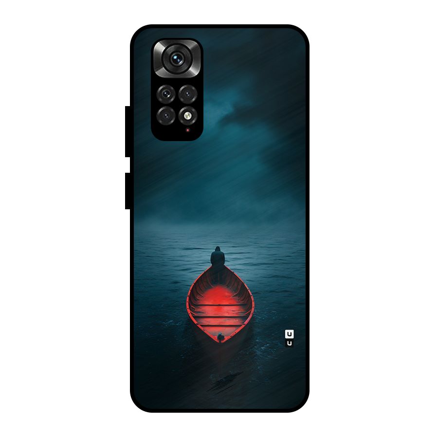 Floating Boat Metal Back Case for Redmi Note 11 Pro