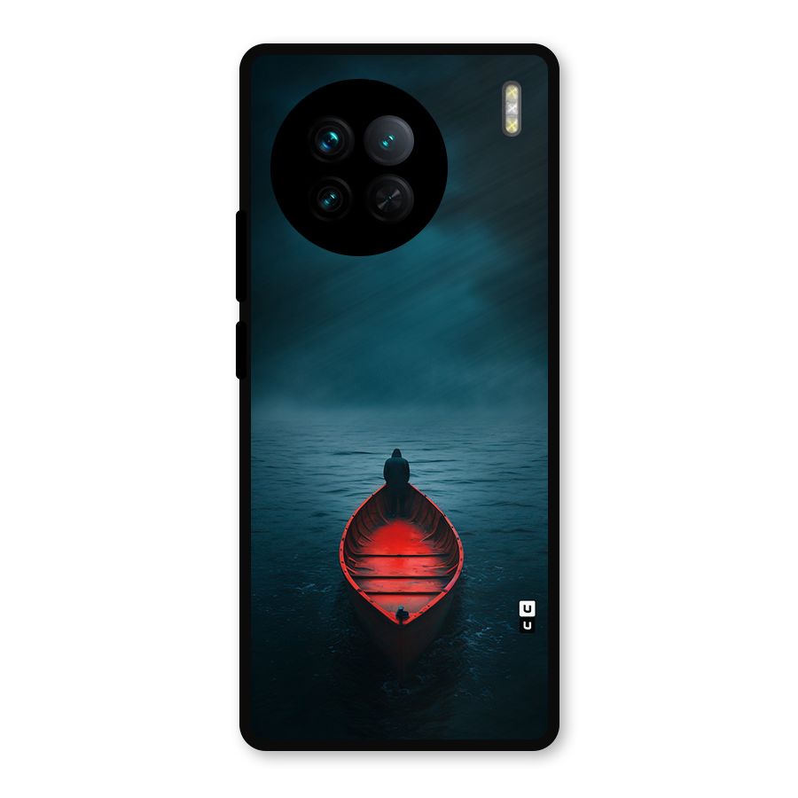 Floating Boat Metal Back Case for Vivo X90