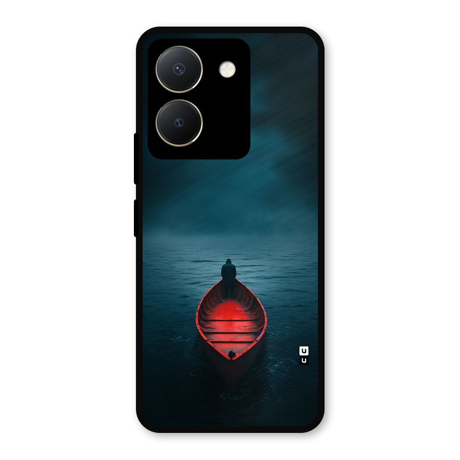 Floating Boat Metal Back Case for Vivo Y36