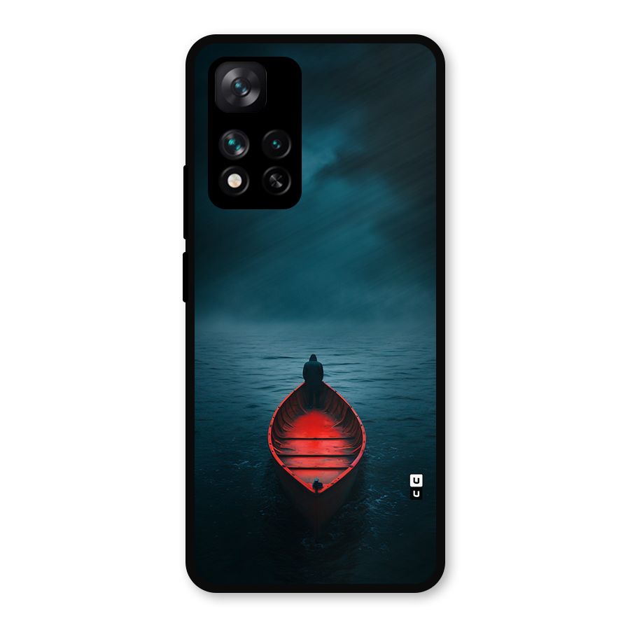 Floating Boat Metal Back Case for Xiaomi 11i 5G