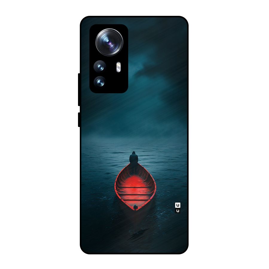 Floating Boat Metal Back Case for Xiaomi 12 Pro