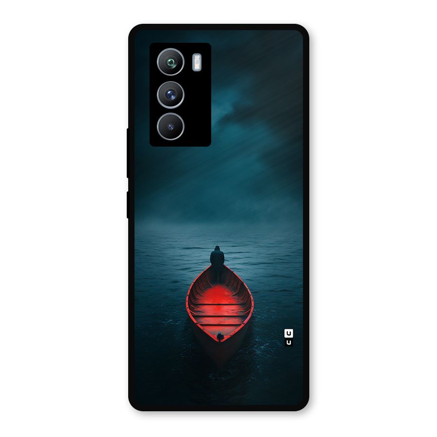 Floating Boat Metal Back Case for iQOO 9 SE